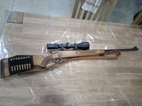Se vende rifle santa barbara cal 300 wm
Con visor avistar 3-12x56
Gatillo regulable
Maderas al aceite
Precio 02