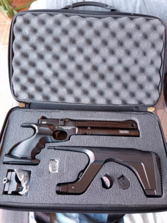 VENDO PISTOLA PCP REXIMEX RP 5.5 IMPECABLE. MALETIN, DOS CARGADORES JUNTAS DE REPUESTO. MANUAL DE INSTRUCCIONES. 12