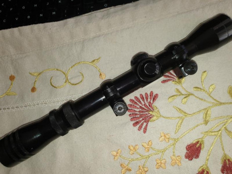 Mira Telescópica/Visor Rifle vintage, Redfield 2x-7x-32 wideview 1" (tubo 1 pulgada) con monturas 00