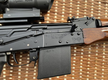 Vendo saiga 410 es el modelo táctico corto de madera totalmente impecable. Ni un desperfecto ni rayada 60