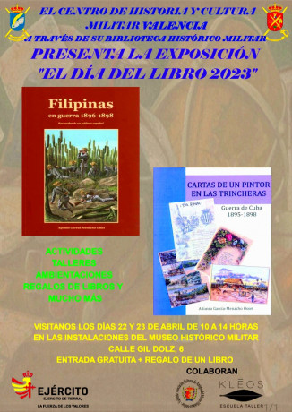 Día del Libro 2023.

Buenos días a todos.

La Biblioteca Histórico Militar, del Centro de Historia y Cultura 01