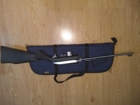 Hola. Vendo esta carabina desmontable , 22Lr.. Está en Asturias, guiada con licencia "E". 350€ 12