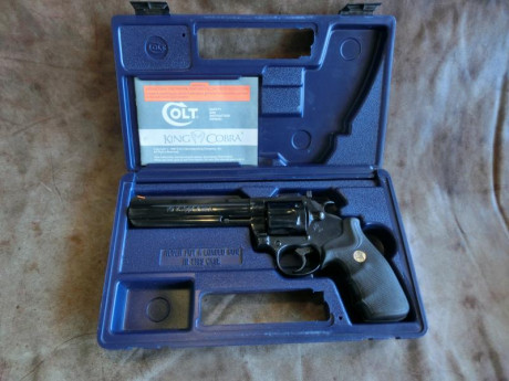 Vendo revolver Colt King Cobra.

calibre .357 Magnum
Se puede ver el revolver en Paiporta / Valencia.

El 20