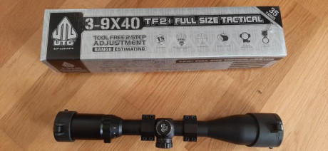 Vendo visor Leapers UTG 3-9x40 TF2+
Como nuevo.
Retícula Mil-dot
Tubo 1 pulgada
Incluye anillas para carabina 11