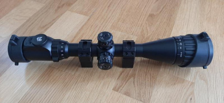 Vendo Visor Leapers UTG 3-12x40 Hunter Mil-Dot
Como nuevo
Retícula mil-dot retroiluminada
Tapas para la 00
