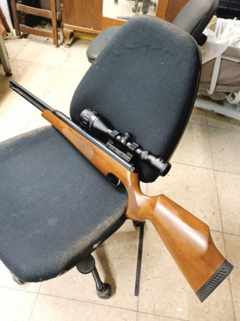 Bueno, pues este ha sido el último brico que he hecho. Adaptación de una culata original de Air Arms TX200 11