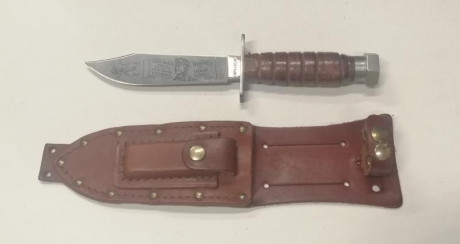 Cuchillo de piloto original marca Camillus NY de la serie limitada y numerada "Wayne at War" 00