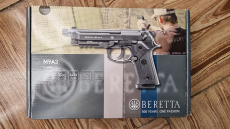 Vendo está excepcional réplica CO2 de este memorable modelo. 

 Beretta M9 A3 Negra Blowback Co2 Full 00