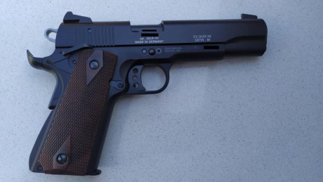 Vendo pistola Sig Sauer 1911 calibre .22lr guiada en licencia F
Incluye 2 cargadores, maletín y manual
Se 01