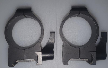 Vendo Anillas Warne 30mm Desmontables  altura Medias  
solo han estado momtadas en un rifle sin marcas 10