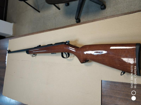 Vendo Carabina de Repetición (cerrojo), Marca Norinco, Modelo JW-15. Cal 22lr.
En buen estado, incluye 02