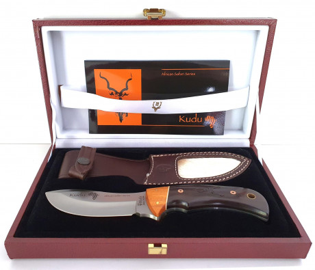 CUCHILLO MUELA KUDU EDICIÓN LIMITADA: Cuchillo de la serie "African Safari Series" Edición limitada 02