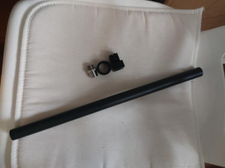 Vendo kit tensionador de cañón de 700 mm para FX Impact, con soporte frontal. Está nuevo, sin uso. Recogida 00