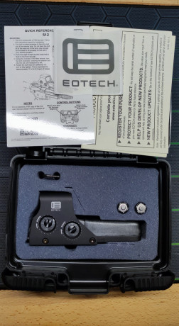 Vendo Eotech 512.a65 nuevo, fabricado este año ,  sin usar , ni siquiera se ha montado, garantía de fábrica 02