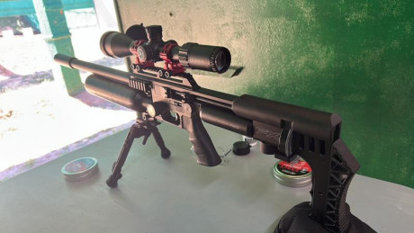 Carabina FX Impact M3 sniper color Bronze Cal.5,5, comprada en Septiembre 22, mejora de tensionador de 01
