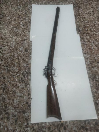 Fusil de avancarga Ardesa Hawken calibre 45  con diopter instalado. Paso de estria 1/32. Precio 250€ 02