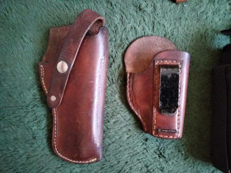 Hola , pongo a la venta varias fundas , una sobaquera como para tipo Star B , nueva a estrenar , marca 20