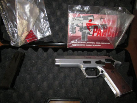 Hola.
Pongo a la venta pistola Pardini modelo GT9,tiene maletin original,manual de instruciones
sus dos 32