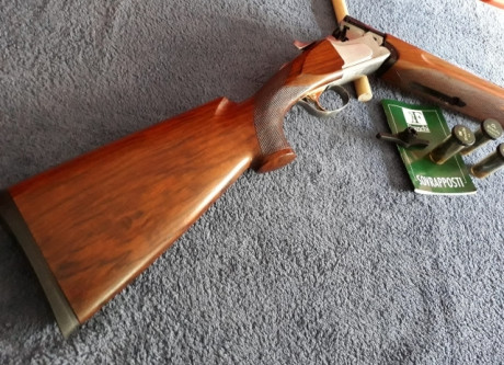 Se Vende escopeta Franchi Sporting Sl para caza y plato en perfecto estado.
Cañón de 71 CMS, doblé punto 00