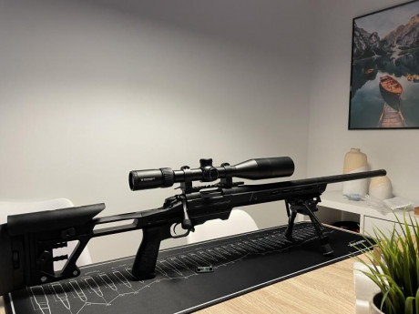 Buenas tardes,

Pongo en venta el siguiente rifle, muy pocos disparos.

Rifle: Bergara B14 BMP calibre 00