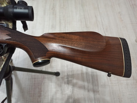 Vendo Rifle Winchester Mod. 70 Cal. 300 WM  cerrojo, en buen estado, culata madera de nogal con visor 00