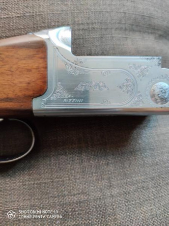 VENDO ESCOPETA RIZZINI SUPERPUESTA CAL 12 , EXPULSORA,CAÑONES DE 75 CON 5 POLICHOQUES Y CULATA REGULABLE 02