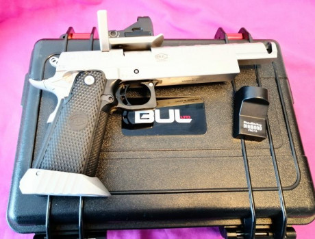 Se vende Bul SAS II, modelo Heavy Metal, calibre 9mm parabellum, en estado impoluto, comprada en Top Gun. 01
