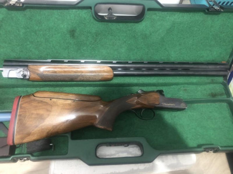 Se vende escopeta perazzi granditalia. Cañón de 72 choque intercambiable en el cañón inferior y diez décimas 52