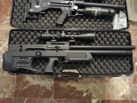 Pues pongo a la venta esta potente carabina pcp del calibre .30 o 7,62 en este calibre es muy precisa, 00