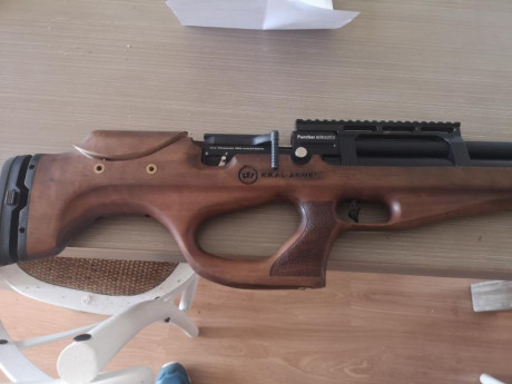 vendo carabina pcp karl  puncher monarch 5,5   + supresor  en garantia  700 e 00
