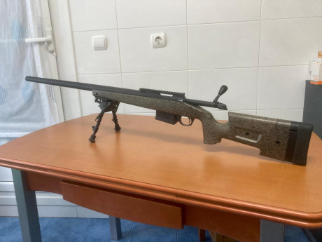 Se vende: 
- Bergara Super Varmint de cañon pesado, 
- Calibre 308 Win, paso 1:11, 28” (71cm) sin rosca. 00