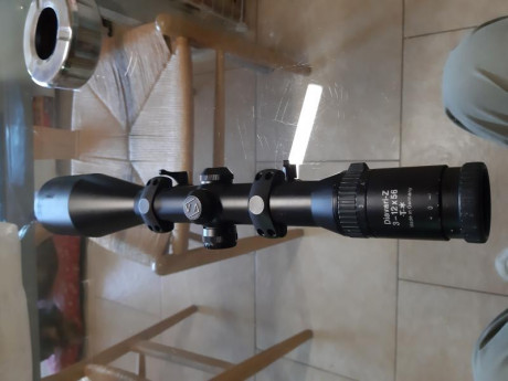 Vendo visor Zeiss DIAVARI Z 3x12x56  retícula iluminada 4 A. En muy buen estado, salvo ligeras marcas 02