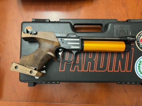 Buenas tardes;

Se vende Pistola pcp Pardini kid con empuñadura anatómica talla S y revisada. Dispongo 01