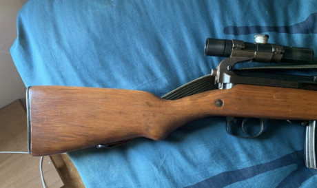 SE VENDE RIFLE TOKAREV SVT-40 SEMIAUTOMÁTICO SNIPER CON MIRA TELESCÓPICA. 
CALIBRE 7,62 x 54 R.
AÑO 1940.
TODO 20