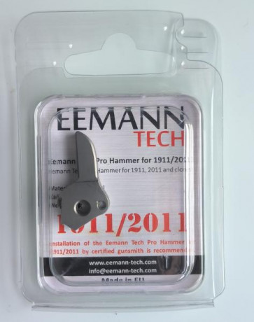 Vendo martillo de competición Premium Match Eemann Tech para 1911, 2011 y clones.
Solo 11gr de peso. Queda 00