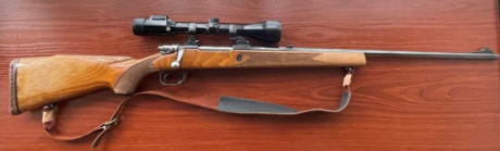 Santa Barbara 7mm RM por exceso de armas. El rifle esta en buenas condiciones aunque tiene marcas tipicas 01