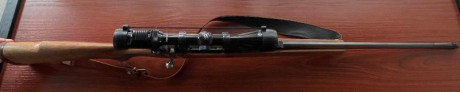 Santa Barbara 7mm RM por exceso de armas. El rifle esta en buenas condiciones aunque tiene marcas tipicas 00