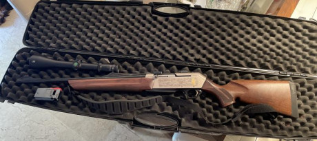 Se vende Rifle Browning Longtrack eclipse gold en calibre 9.3x62 . Rifle en excelente estado! 900€ y se 02