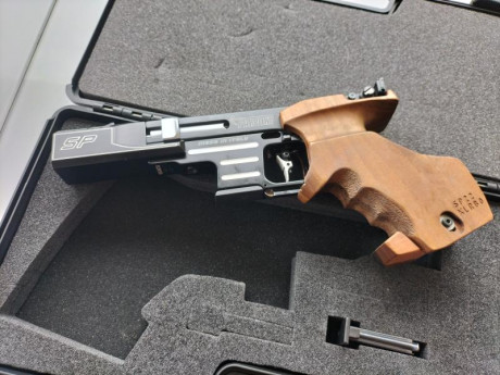 Vendo Pardini Rapid Fire 22LR con cacha Rink tallas L a XL está impecable, se adjunta un punto de mira 01