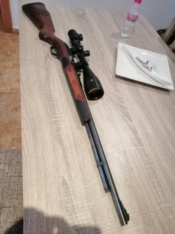 Vendo caraviana semiatomatica marlin 60 seminueva sea usado muy poco la vendo con visor y funda de cuero. 01