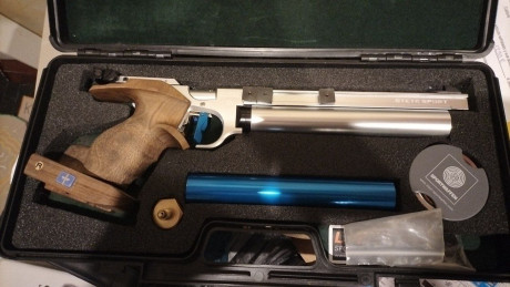 Se vende Steyr LP10 del año 2015, cacha Rink talla de L a XL. Gatillo Lottes. Esta en perfecto estado 00