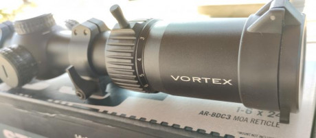 Buenas tardes,

Vendo Visor VORTEX STRIKE EAGLE 1-6 x 24 nuevo en su caja con anillas WARNE DESMONTABLES 10