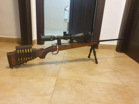 Vendo rifle Santa Barbara calibre 300wm con muy pocos diaparos,esta impecable
Lleva extras
Carrillera 02