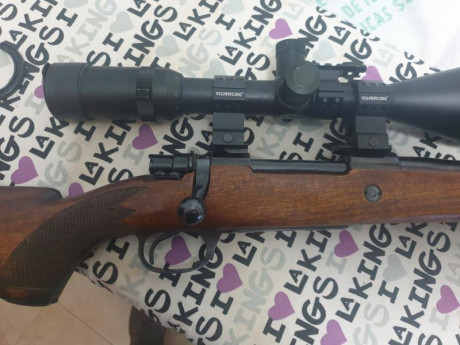 Vendo rifle Santa Barbara calibre 300wm con muy pocos diaparos,esta impecable
Lleva extras
Carrillera 00