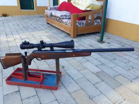Prorsport , 4,5 completamente revisionada, y tuned, perfecta para la práctica de Field Target o Benchrest, 90