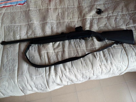 VENDIDA
Buenas tardes.
Dado que pienso adquirir un rifle próximamente pongo a la venta mi semiautomática 02
