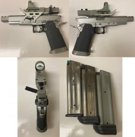 Vendo pistola de Open STI HPS en 9mm, en perfecto estado, súper cuidada, con 3 cargadores 1 STI y 2 SPS.
La 00