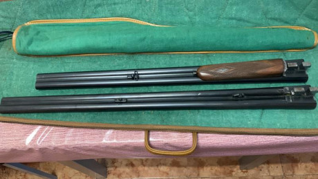 Un amigo vende esta escopeta artesanal hecha por la firma vasca Arrieta con doble gatillo y dos juegos 00