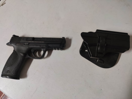 Por falta de tiempo y para liberar cupo se vende pistola semiautomática Smith and Wesson MP9 muy cuidada 02