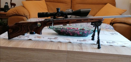 Se vende SAVAGE MARK II BTVS en excelente estado, bípode tipo Harris, visor walther FT8 - 32 x 56 con 00